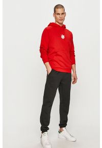 adidas Originals - Bluza. Okazja: na co dzień. Kolor: czerwony. Materiał: poliester. Styl: casual #2