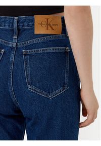 Calvin Klein Jeans Jeansy J20J224504 Granatowy Straight Fit. Kolor: niebieski