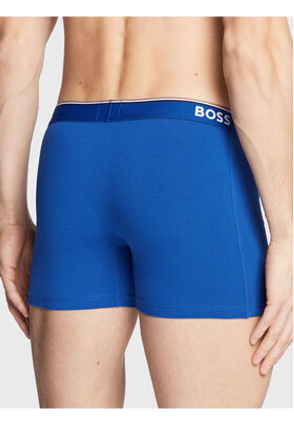 BOSS - Boss Komplet 3 par bokserek 50475282 Kolorowy. Materiał: bawełna. Wzór: kolorowy