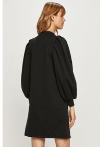 Vero Moda - Sukienka. Kolor: czarny. Materiał: poliester, dzianina. Długość rękawa: długi rękaw #3