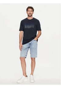 Bugatti T-Shirt 8350 55042A Granatowy Modern Fit. Kolor: niebieski. Materiał: bawełna #5