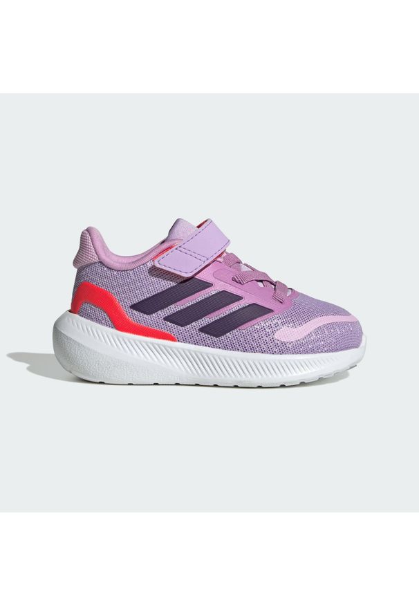 Adidas - Buty dla dzieci Runfalcon 5. Okazja: na uczelnię. Kolor: wielokolorowy, fioletowy, różowy, czerwony. Materiał: materiał. Sport: bieganie, joga i pilates