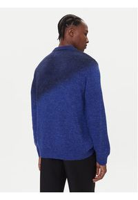 Versace Jeans Couture Sweter VERSACE JEANS-79GAFM05 Niebieski Regular Fit. Kolor: niebieski. Materiał: syntetyk #4