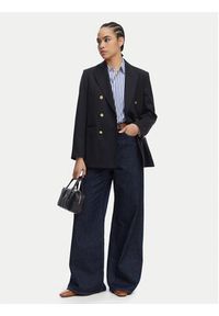 TOMMY HILFIGER - Tommy Hilfiger Marynarka WW0WW50784 Granatowy Relaxed Fit. Kolor: niebieski. Materiał: syntetyk #4