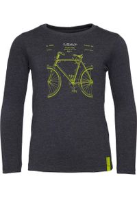 ZENZIMAT - Koszulka z długim rękawem LOAP Buvon chłopięca Dark Blue 134-140. Kolor: wielokolorowy, niebieski, żółty. Materiał: bawełna. Długość rękawa: długi rękaw. Długość: długie #2