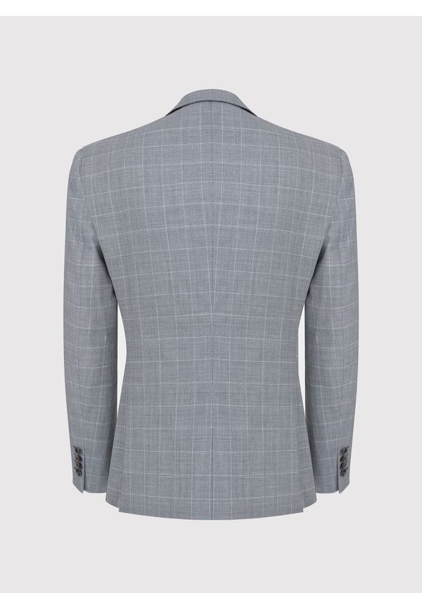 Pako Lorente - PAKO LORENTE – Szara marynarka garniturowa z wełną. Kolor: szary. Materiał: wełna. Styl: elegancki