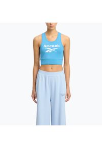 Reebok Fitness - Biustonosz Reebok Identity Big Logo. Kolor: niebieski. Sport: fitness #1