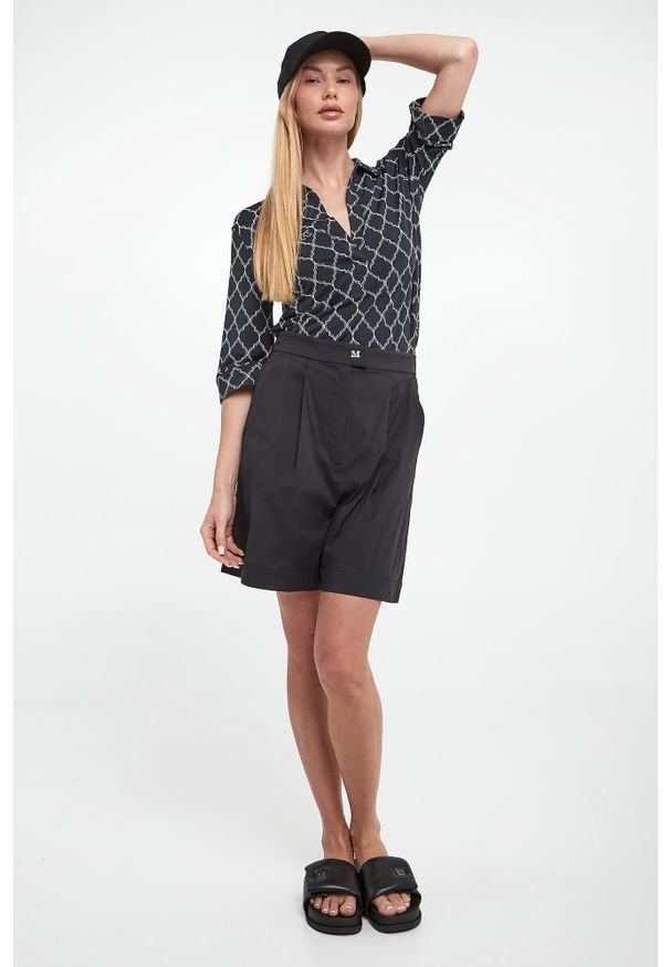 Max Mara Beachwear - Bluzka damska Prugna MAX MARA BEACHWEAR