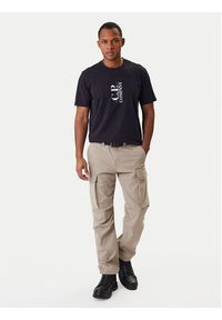 C.P. Company T-Shirt 20CMTS084A005100W Granatowy Regular Fit. Kolor: niebieski. Materiał: bawełna #5
