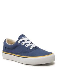 Tenisówki Polo Ralph Lauren Keatn 804888513002 Navy. Kolor: niebieski. Materiał: materiał #1