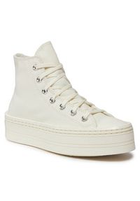 Converse Trampki Chuck Taylor All Star Modern Lift Platform Canvas A06140C Beżowy. Kolor: beżowy. Obcas: na platformie #6