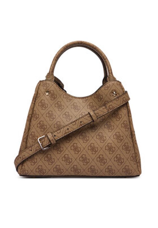 Guess Torebka Meridian II HWSG69 74050 Brązowy. Kolor: brązowy. Materiał: skórzane