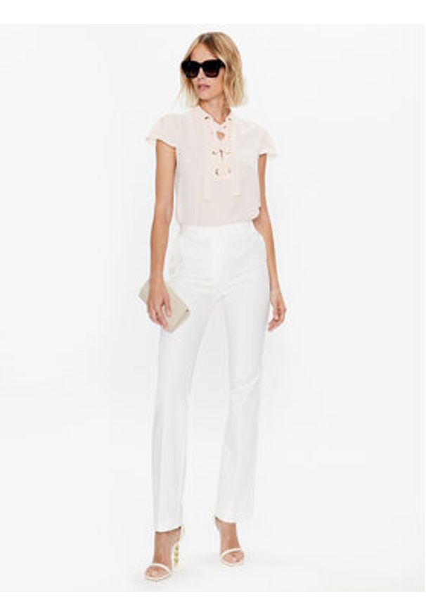 Marciano Guess Bluzka 3GGH07 8592Z Różowy Regular Fit. Kolor: różowy. Materiał: syntetyk
