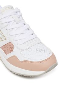 Guess Sneakersy FLFMIC ELE12 Biały. Kolor: biały. Materiał: skóra