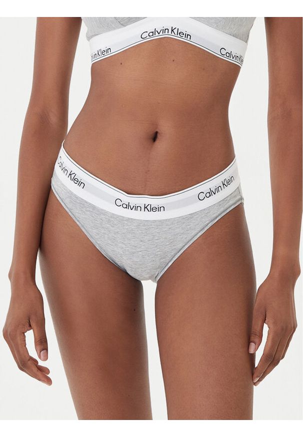 Calvin Klein Underwear Figi klasyczne LV00QF8520 Szary. Kolor: szary. Materiał: bawełna