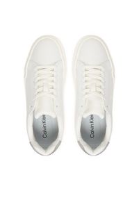 Calvin Klein Sneakersy Chunky Cupsole Lace Up Lth Met YW0YW01948 Biały. Kolor: biały. Materiał: skóra #2
