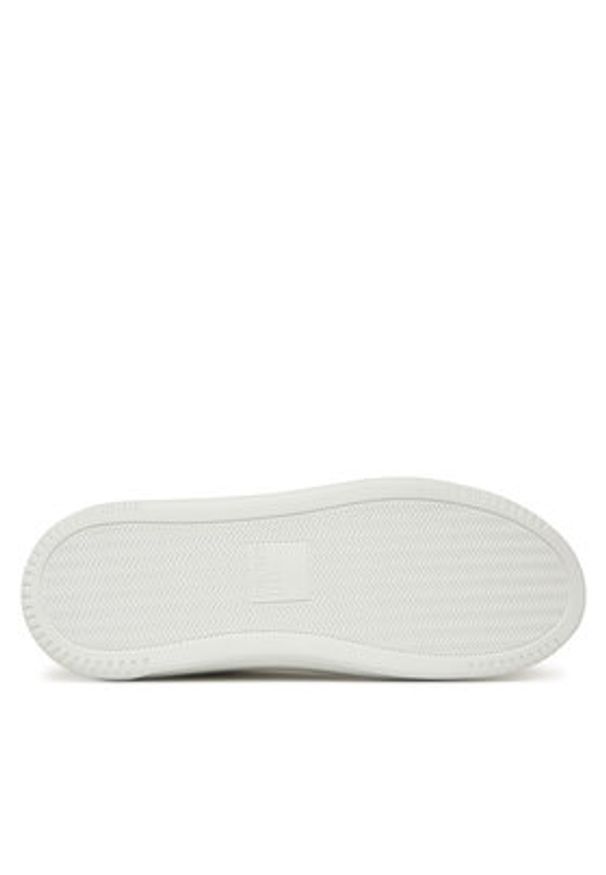 Love Moschino - LOVE MOSCHINO Sneakersy JA15315G0NIA110D Biały. Kolor: biały. Materiał: skóra