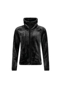 Polar damski zapinany na zamek Protest Vance. Kolekcja: plus size. Kolor: czarny. Materiał: polar. Sezon: zima #1