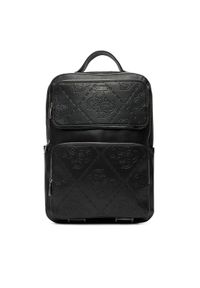 Guess Plecak HMBOMG P5445 Czarny. Kolor: czarny. Materiał: skóra