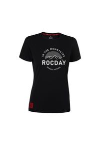ROCDAY - Koszulka rowerowa MTB damska Rocday Monty Lady z krótkim rękawem. Kolor: czarny. Materiał: jersey. Długość rękawa: krótki rękaw. Długość: krótkie