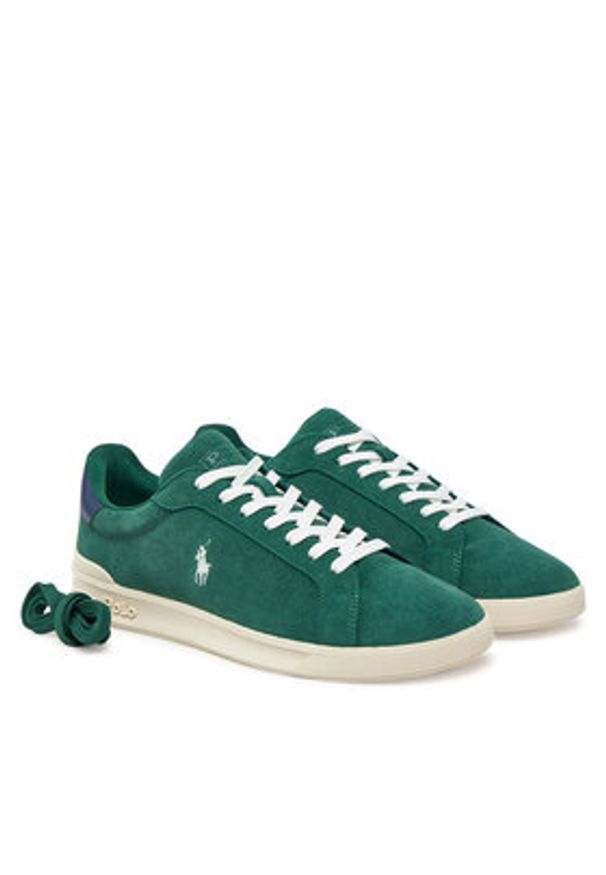 Polo Ralph Lauren Sneakersy Heritage Court II 809960930001 Zielony. Kolor: zielony. Materiał: zamsz, skóra
