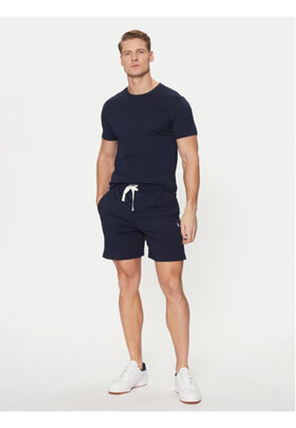 Polo Ralph Lauren Szorty sportowe 714965506004 Granatowy Regular Fit. Kolor: niebieski. Materiał: bawełna. Styl: sportowy