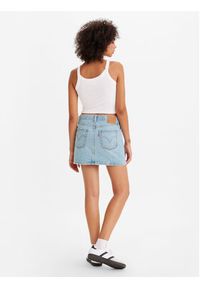 Levi's® Spódnica jeansowa Icon A46940003 Błękitny Loose Fit. Kolor: niebieski. Materiał: bawełna #3