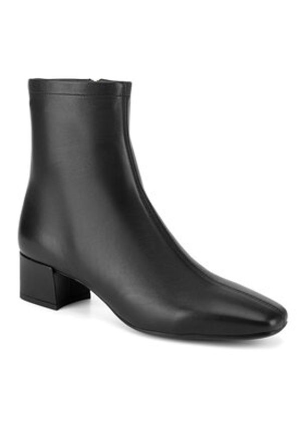 Gino Rossi Botki ELDA-01 Czarny. Kolor: czarny. Materiał: skóra