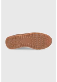 Aldo Buty Quaver kolor brązowy. Nosek buta: okrągły. Zapięcie: sznurówki. Kolor: brązowy. Materiał: guma