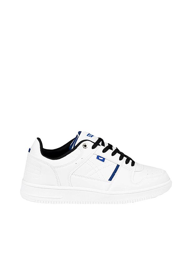Gas Sneakersy "Grail LTX" | GAM224200 | Grail LTX | Mężczyzna | Biały. Kolor: biały. Materiał: skóra ekologiczna. Wzór: nadruk