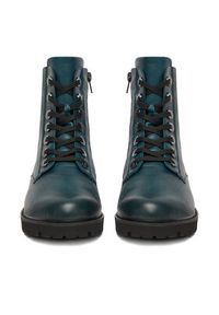 Remonte Trzewiki D8671-12 Turkusowy. Kolor: turkusowy. Materiał: skóra #5