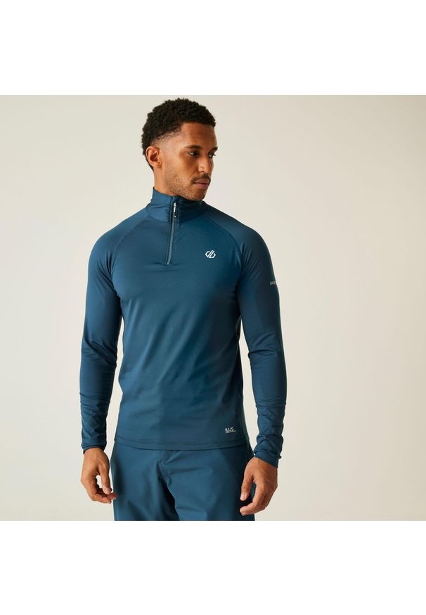 DARE 2B - Fuse Up II Polar narciarski męski. Kolor: szary, niebieski, wielokolorowy. Materiał: polar. Sezon: zima. Sport: narciarstwo