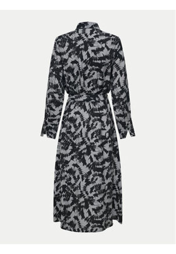 JDY Sukienka koszulowa Line 15331467 Szary Regular Fit. Kolor: szary. Materiał: wiskoza. Typ sukienki: koszulowe