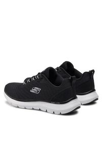 skechers - Skechers Sneakersy Flex Appeal 5.0- 150201/BKW Czarny. Kolor: czarny. Materiał: mesh, materiał #5