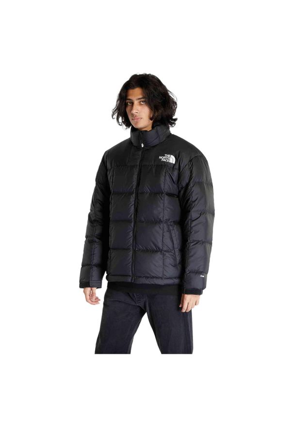 Męska Kurtka Puchowa The North Face Lhotse. Kolor: czarny. Materiał: poliester. Sezon: zima. Sport: narciarstwo