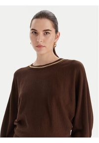 Marciano Guess Sweter 5BGR02 5782Z Brązowy Regular Fit. Kolor: brązowy. Materiał: syntetyk #4