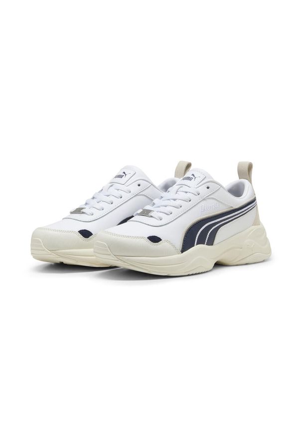 Puma - Sneakersy unisex Cilia Mode Lux PUMA White Navy Warm Blue. Kolor: biały, wielokolorowy, niebieski
