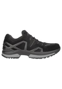 Buty trekkingowe męskie Lowa Gorgon Gtx. Zapięcie: sznurówki. Kolor: czarny. Materiał: materiał, syntetyk, tkanina. Szerokość cholewki: normalna