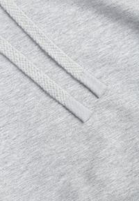 Born2be - Szara Bluza z Kapturem i Kieszenią Typu Kangur Aqialei. Okazja: na co dzień. Typ kołnierza: kaptur. Kolor: szary. Materiał: jeans, dresówka. Wzór: gładki. Styl: casual #2