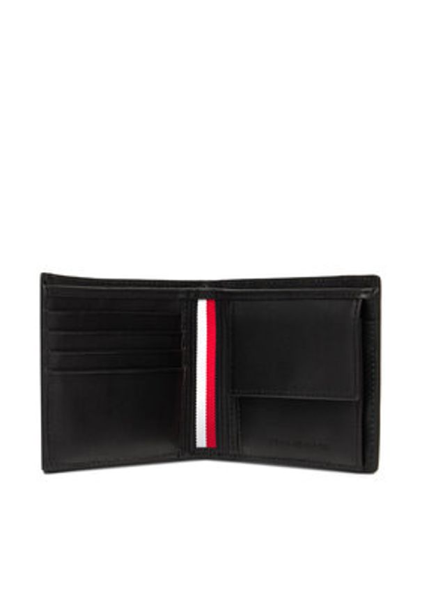 TOMMY HILFIGER - Tommy Hilfiger Portfel Central Cc And Coin AM0AM13514 Czarny. Kolor: czarny. Materiał: skóra