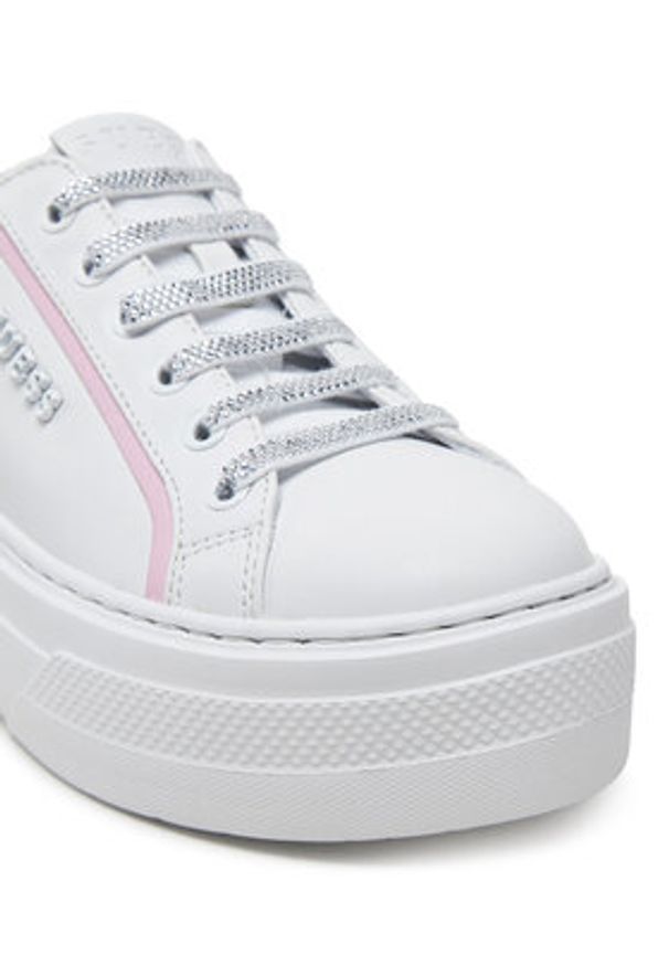 Guess Sneakersy FLJMRI ELE12 Biały. Kolor: biały. Materiał: skóra