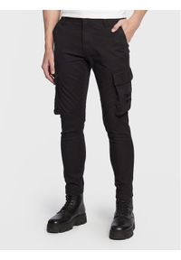 Calvin Klein Jeans Spodnie materiałowe J30J322043 Czarny Regular Fit. Kolor: czarny. Materiał: materiał, bawełna