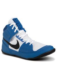 Nike Buty bokserskie Fury A02416 401 Niebieski. Kolor: niebieski. Materiał: materiał #2