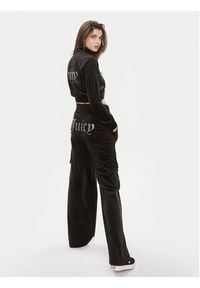 Juicy Couture Bluza Tasha JCWCT24306 Czarny Slim Fit. Kolor: czarny. Materiał: syntetyk #3