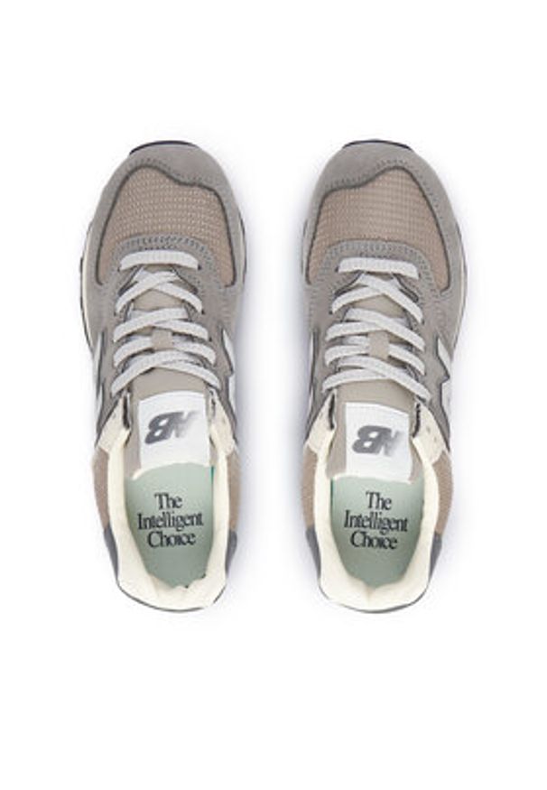 New Balance Sneakersy U574SNV W Szary. Kolor: szary. Materiał: nubuk, skóra. Model: New Balance 574