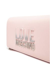 Love Moschino - LOVE MOSCHINO Torebka JC4260PP0MKD0601 Różowy. Kolor: różowy. Materiał: skórzane