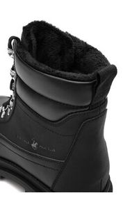 Beverly Hills Polo Club Trapery CEO-HY62070-7 Czarny. Kolor: czarny. Materiał: skóra, materiał #7