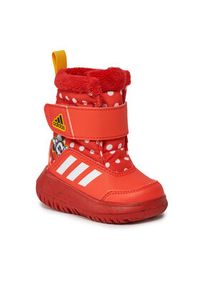 Adidas - adidas Śniegowce Winterplay x Disney Shoes Kids IG7191 Czerwony. Kolor: czerwony. Materiał: materiał. Wzór: motyw z bajki #4