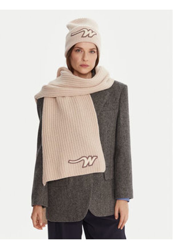 Weekend Max Mara Czapka Alben 2525576025 Écru. Materiał: wełna, materiał