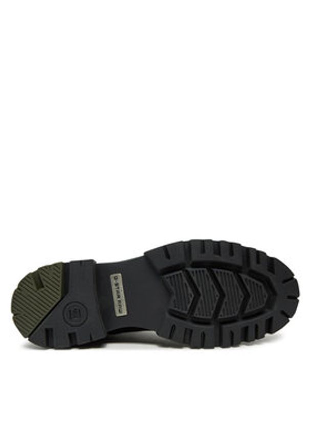 G-Star RAW - G-Star Raw Trapery Kafey Biker High W D26643 Czarny. Kolor: czarny. Materiał: skóra